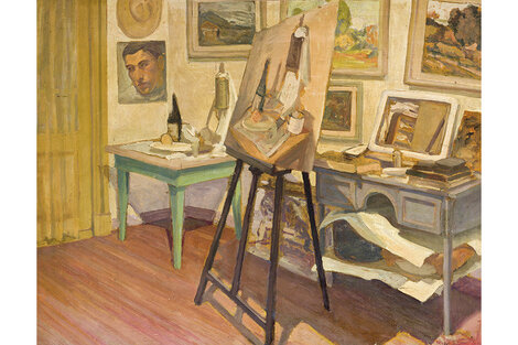 "Interior de taller", obra de Manuel Ferrer Dodero.