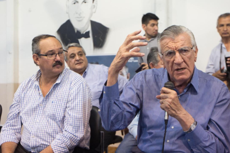 El PJ cerró la campaña en su sede con Gioja y Leavy