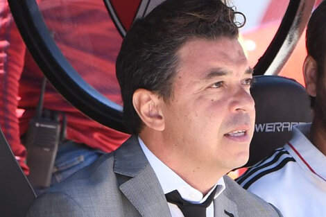 Marcelo Gallardo, DT de River. (Fuente: Foto twitter River Plate)