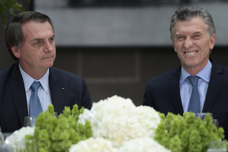 Jair Bolsonaro y Mauricio Macri.