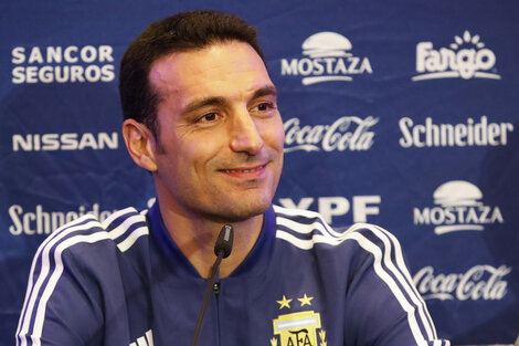 Lionel Scaloni, DT de la Selección. (Fuente: Prensa AFA)