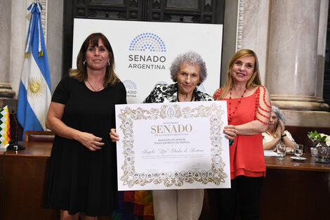 Lita Boitano recibió la mención de honor Juana Azurduy