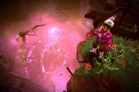 RAD tiene una fuerte personalidad propia, aunque parezca un cruce de Stranger Things, Fallout y League of Legends.