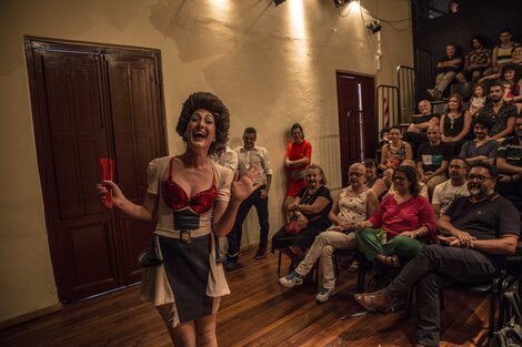 Ludmila Bauk forma parte de la puesta Stripkill.  (Fuente: Guillermo Turin Bootello/Comunicación Secretaría de Cultura)