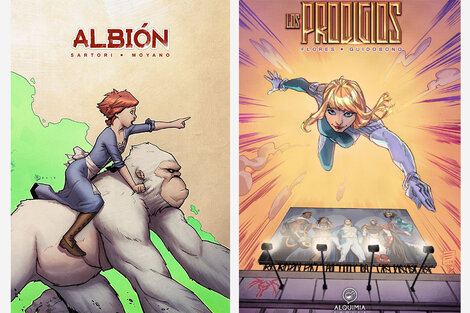 Albión y Los Prodigios, editados por Alquimia Comics