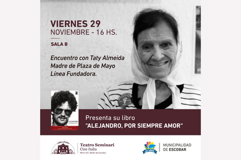 Taty Almeida presenta su libro en Escobar