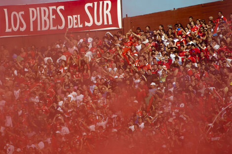 La hinchada de Independiente.