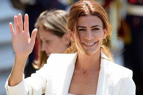 Juliana Awada, la discreta despedida.