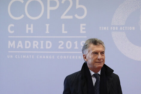 Mauricio Macri se autoelogió en la Cumbre del Clima de España