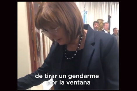 Bullrich subió las imágenes de su homenaje a Instagram, y en las redes explotó la indignación por ese gesto de autocelebración del punitivismo y la impunidad.