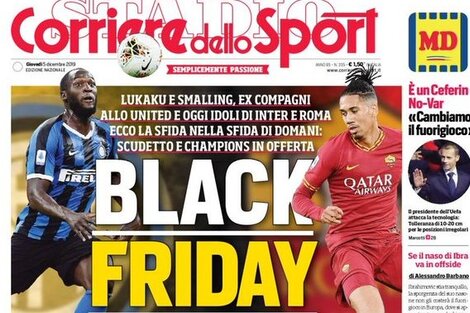 Escándalo en Italia por la portada racista de un diario deportivo