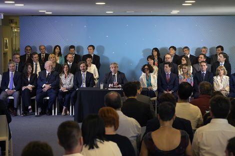 La presentación se hizo en las oficinas de Puerto Madero. 