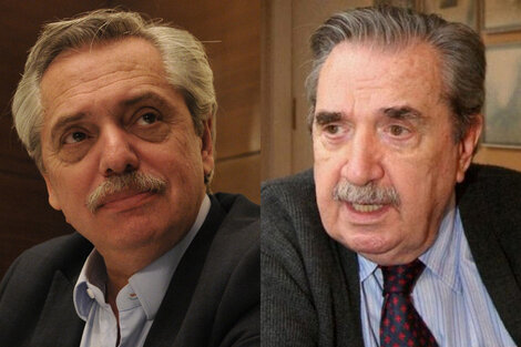 Alberto Fernández. Raúl Alfonsín.