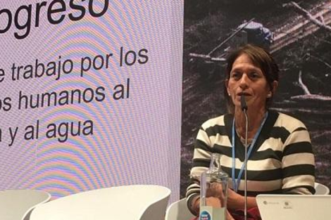 Campesina pidió que “el mundo grite por más árboles”