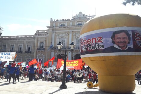 Marcha masiva para prevenir contra el ajuste de Sáenz 