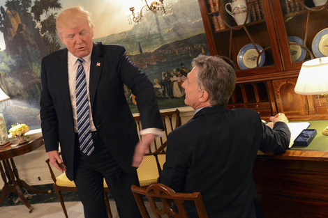 Donald Trump y Mauricio Macri.