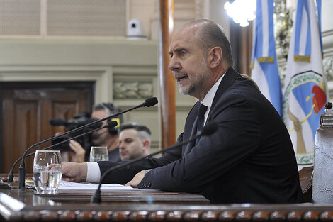 El gobernador sorprendió con un discurso infrecuente en su estilo. 
