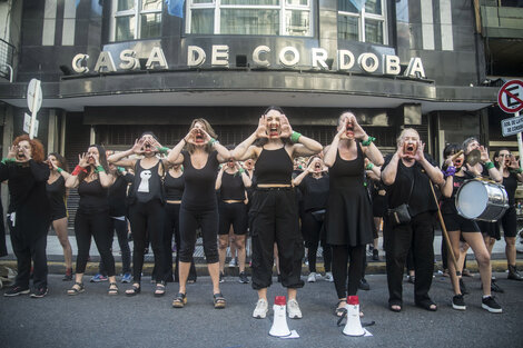 Actrices Argentinas reclamaron la liberación de una mujer