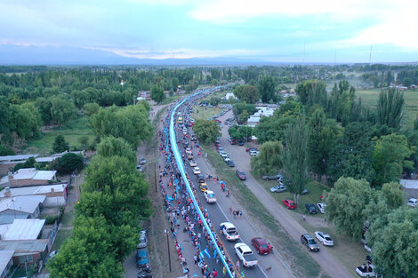 El Banderazo por el agua en Mendoza