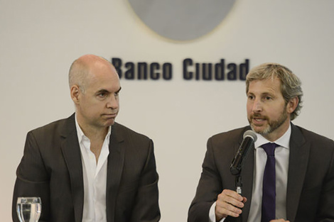 Horacio Rodríguez Larreta y Rogelio Frigerio.