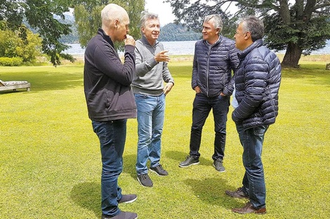 Durante sus vacaciones en enero, Macri recibió a Cornejo, Morales y Rodríguez Larreta.