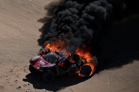 Se largó el Rally Dakar y ya tuvo su primer accidente