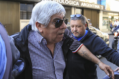El camionero Hugo Moyano.
