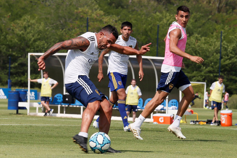 Boca se entrenó pensando en los refuerzos