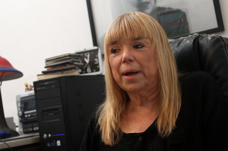 María Moreno, una de las grandes cronistas de habla hispana. Escribe en PáginaI12.