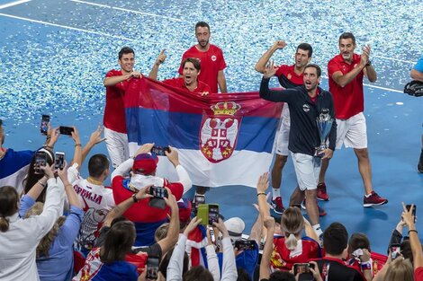 Copa ATP: Serbia le ganó a España y se adjudicó la primera edición del torneo