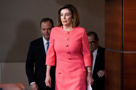 Nancy Pelosi, presidenta de la Cámara de Representantes.