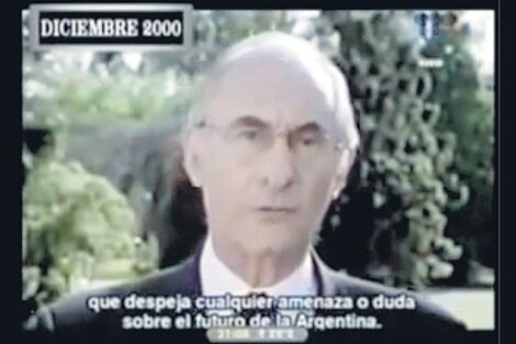 De la Rúa anunció el Blindaje en diciembre del 2000. Dos meses después la crisis se aceleró.