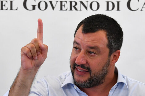 Salvini, líder de la Liga. 