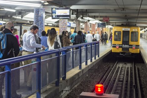 La línea C tiene un caudal de unos 200 mil usuarios por día. 