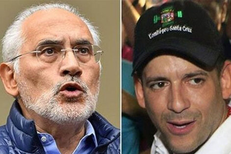 Carlos Mesa y Luis Fernando Camacho competirán en las elecciones de mayo. 