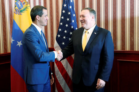 Guaidó y Pompeo se reunieron en Bogotá  en el marco de una conferencia regional sobre lucha contra el terrorismo.