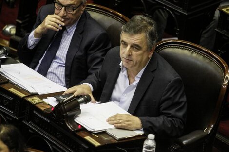 El radical Mario Negri, presidente del interbloque de Juntos por el Cambio.