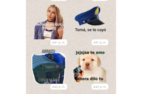 Los stickers de WhatsApp, un modo de comunicarse