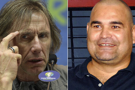 Ricardo Gareca y José Luis Chilavert, el paraguayo lo cruzó en defensa de Lionel Messi.