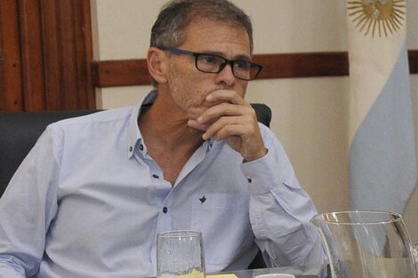 El ministro Borgonovo es la figura clave en el tránsito de la emergencia por la Legislatura. (Fuente: Eduardo Seval  )