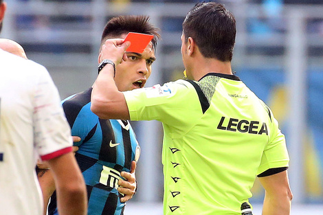 Serie A de Italia: Lautaro hizo un gol y luego fue expulsado 