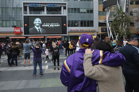 El conmovedor homenaje de los fanáticos de Kobe Bryant 