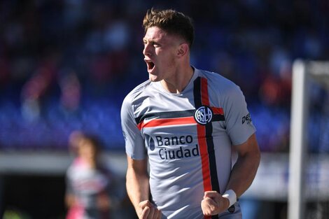 Aldolfo Gaich, delantero de San Lorenzo y de la Sub 23.