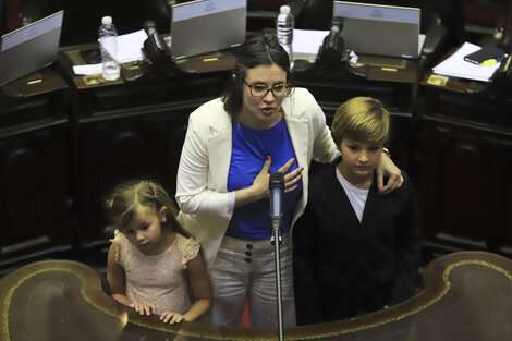 Gisela Marziotta asumió a su banca en la Cámara de Diputados