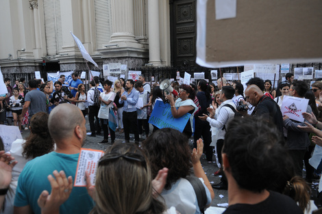 Protesta de los deudores de créditos UVA