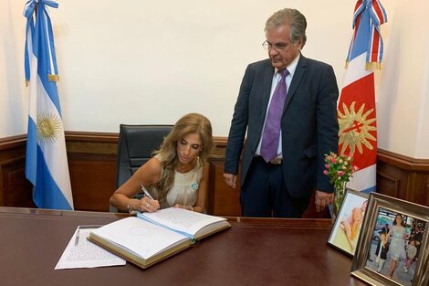 Claudia Ledesma Abdala quedó a cargo de la Presidencia