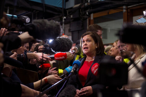 Mary Lou McDonald, líder del Sinn Fein. 