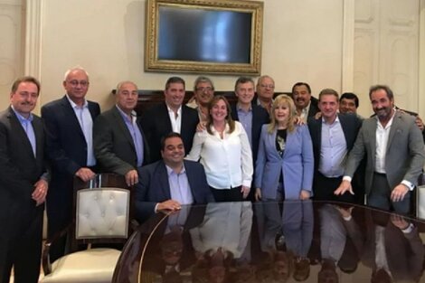 Alberto Fantini reunido con Mauricio Macri.