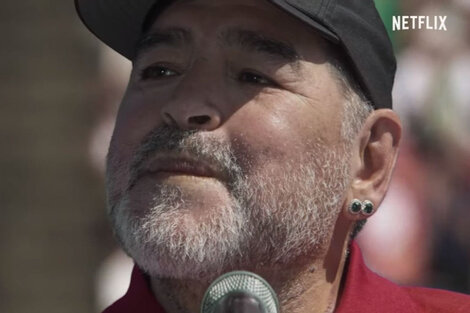 Maradona en el tráiler de una serie de Netflix