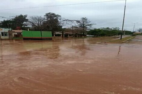 Se inundó Luis Burela y la comunidad wichi Enacore